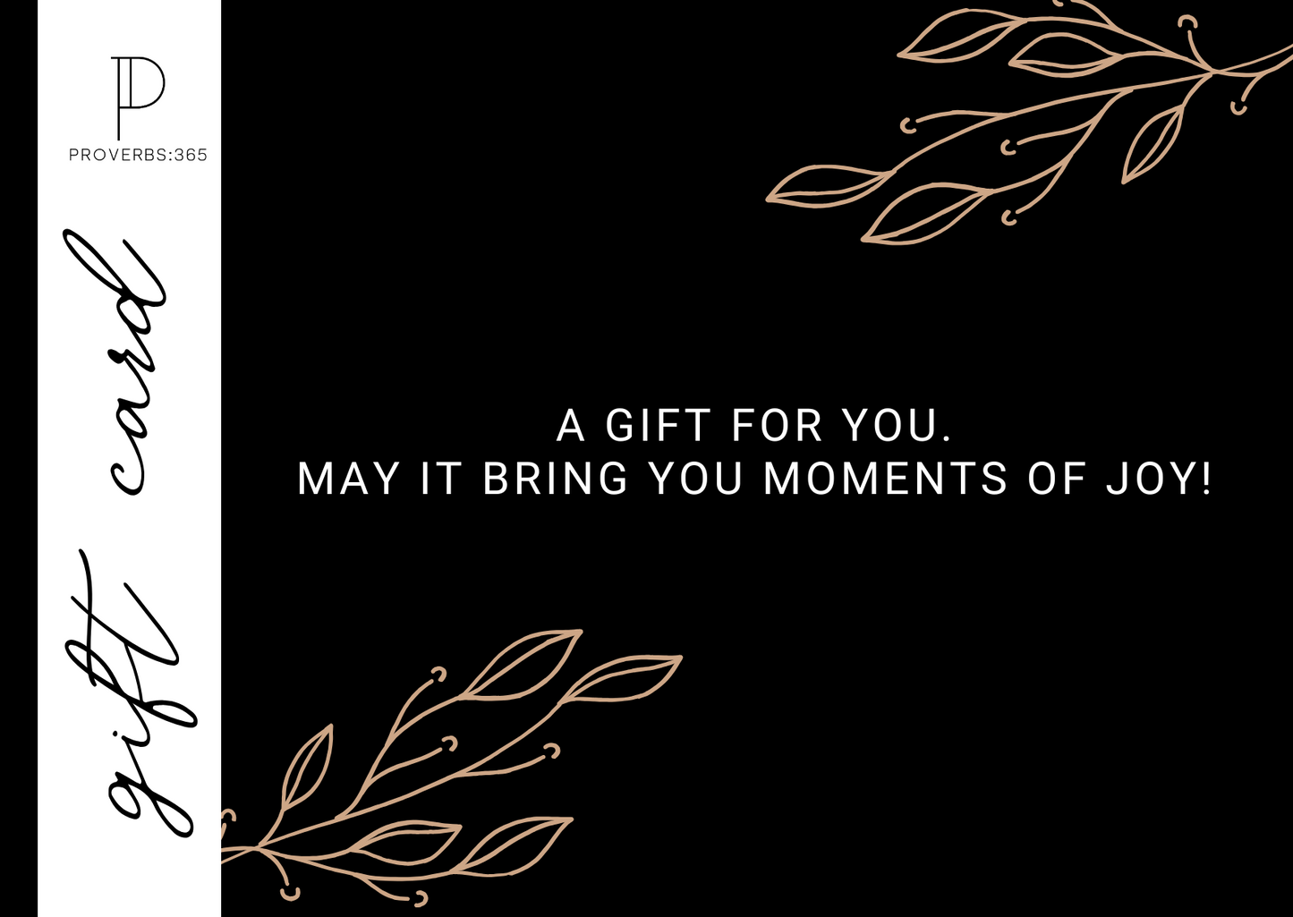 Proverbs 365 Gift Card