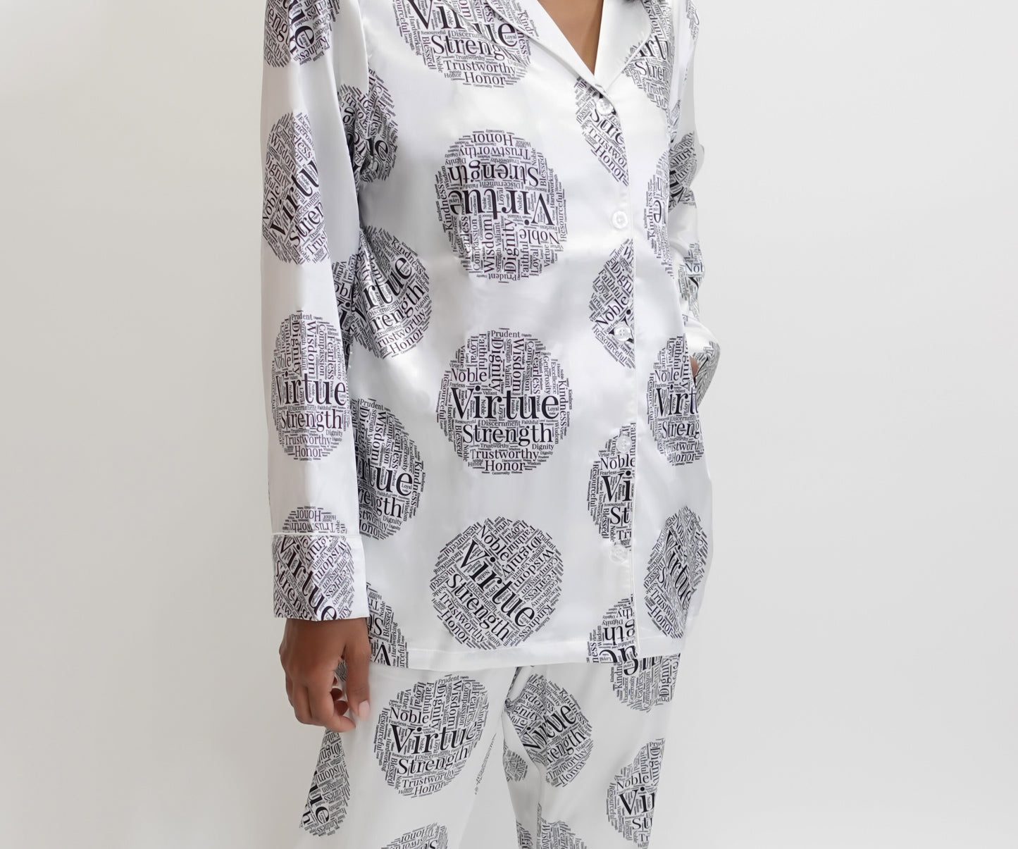Proverbs Sleep Top - Virtuous print