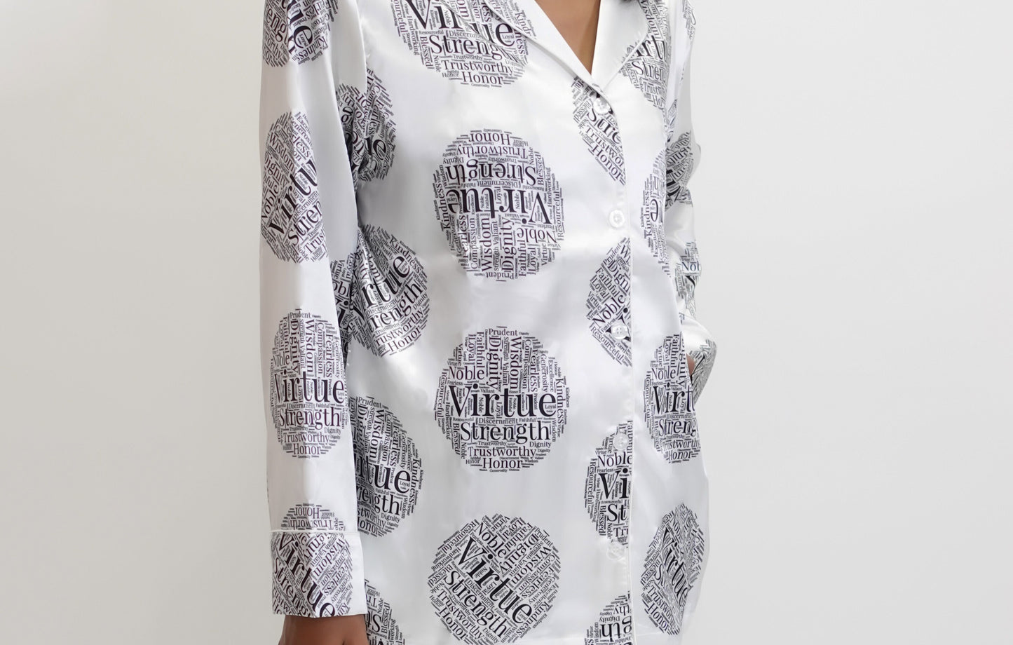 Proverbs Sleep Top - Virtuous print