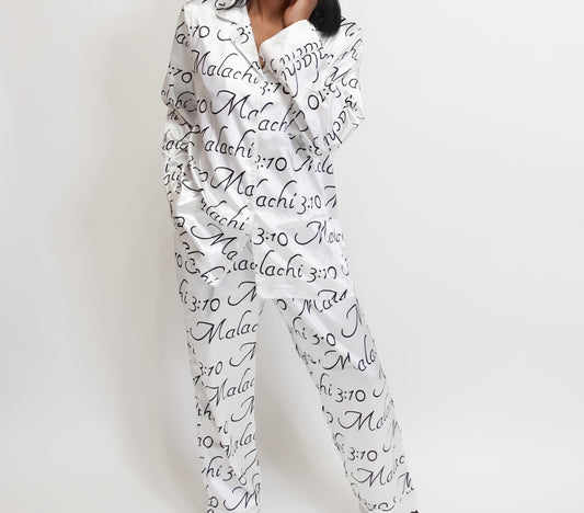Proverbs Sleep Bottom - Rain Down print