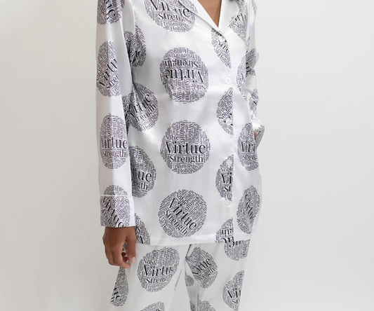 Proverbs Sleep Top - Virtuous print